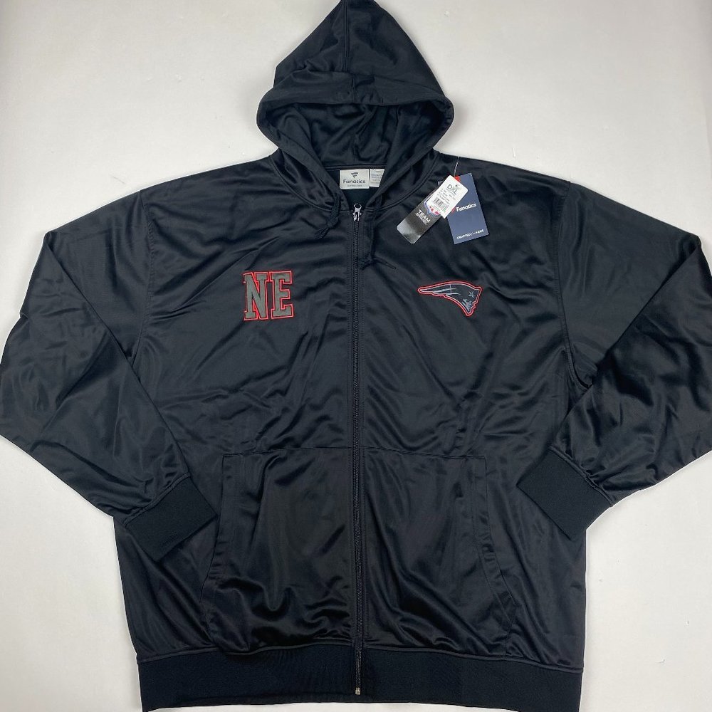 NEW New England Patriots Fanatics Hoodie Men's 4XT Big & Tall Football NFL 4XLT